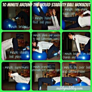 10 Minute Stability Ball Workout
