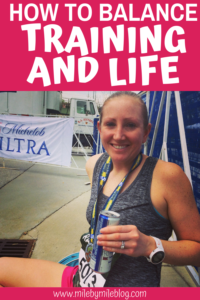 It can be challenging to train for races while also living your life. Here are some tips for how to balance training and life without sacrificing one or the other. #running #training #life