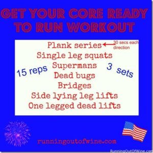 Get Your Core Ready To Run Workout