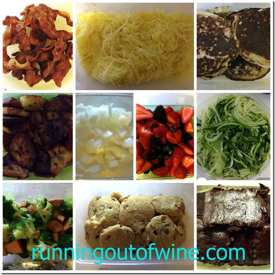 meal planning and  prep week of 10/5