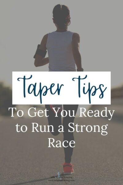 How do you make sure you are preparing yourself for a big race during the taper? Here are some ways to make sure you are setting yourself up for success. Pin this post to save for the next time you are getting ready to taper and race!