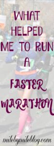 Tips for taking your training up a notch to run a faster marathon time #running #marathon #racing #training