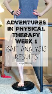 In my first week of physical therapy I had a gait analysis done to see my running form and determine what areas needed work. This is what I learned through that process. 