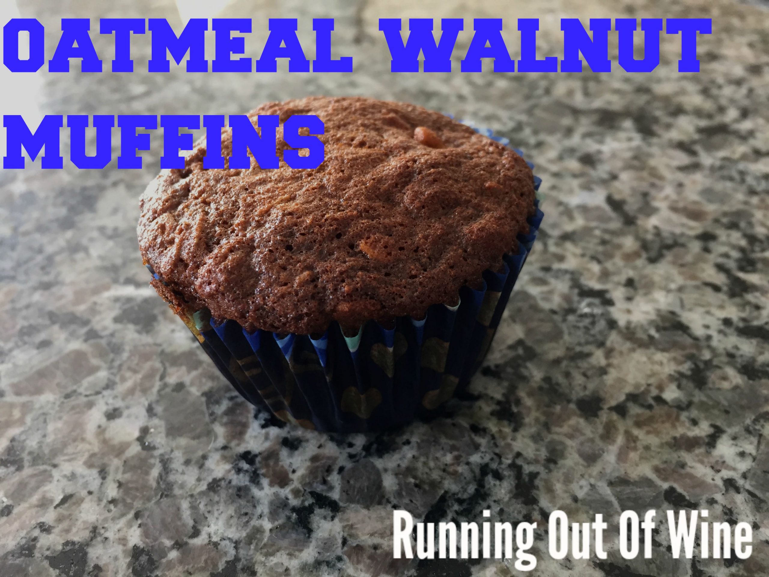 oatmeal walnut muffins