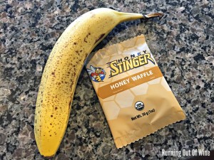 banana honey stinger pre-run fuel