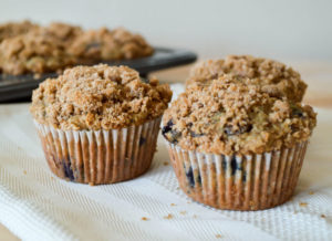 chocolate chip blueberry muffins
