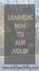 Learning How to Run Again