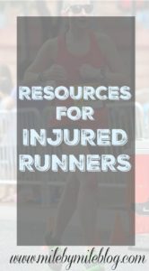 Resources for injured runners