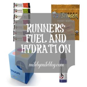 Runners fuel and hydration