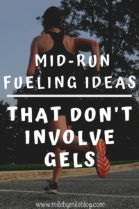 Have you struggled with figuring out how to fuel during your long runs or races? Let's skip the gels and try some of these more natural fueling strategies. Click post to read why gels are not a great running fuel and other options to try instead. #running #racing #fuel #runningfuel