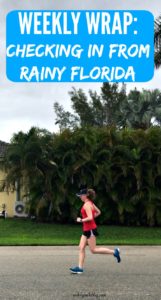 I am spending the holiday weekend in Florida, where it's been raining nonstop! Click post to read about my workouts this week and what I've been doing while away. #vacation #running #workouts