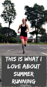 Summer is a great time of year for running. Despite the heat and humidity, I really enjoy running in the summer. Click post to read some reasons why, along with my workouts from last week. #running #workouts #summerrunning