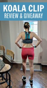 Looking for an easy way to carry your phone while running? The Koala Clip is a phone case with magnetic clip that can be attached to your sports bra or waistband. Check out this review of the Koala Clip and enter to win a gift card to try one of your own! #running #runningproducts #koalaclip #review #giveaway
