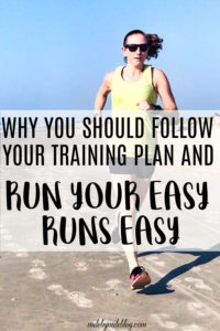 Have you ever been tempted to ignore your training plan and run your easy runners fasted than prescribed? Don't make that mistake! Here is why you should focus on really running those easy runs at an easy pace. #running #training #runcoach #runningtips