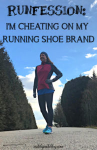 I've been wearing the same brand of running shoes for about 10 years, but lately things have just not been working out! This month I am runfessing that I am cheating on my running shoe brand. #run #runner #runningshoes