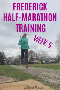 I just finished week 5 of training for the Frederick Half-Marathon, and there are alot of unknowns right now. Click post to read about my runs and workouts this week. #workout #fitness #running #halfmarathontraining