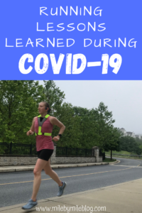 The past few months have brought many changes to the running world. With races cancelled and gyms closed training looks much different. Here are the running lessons I have learned during COVID-19. #running #training