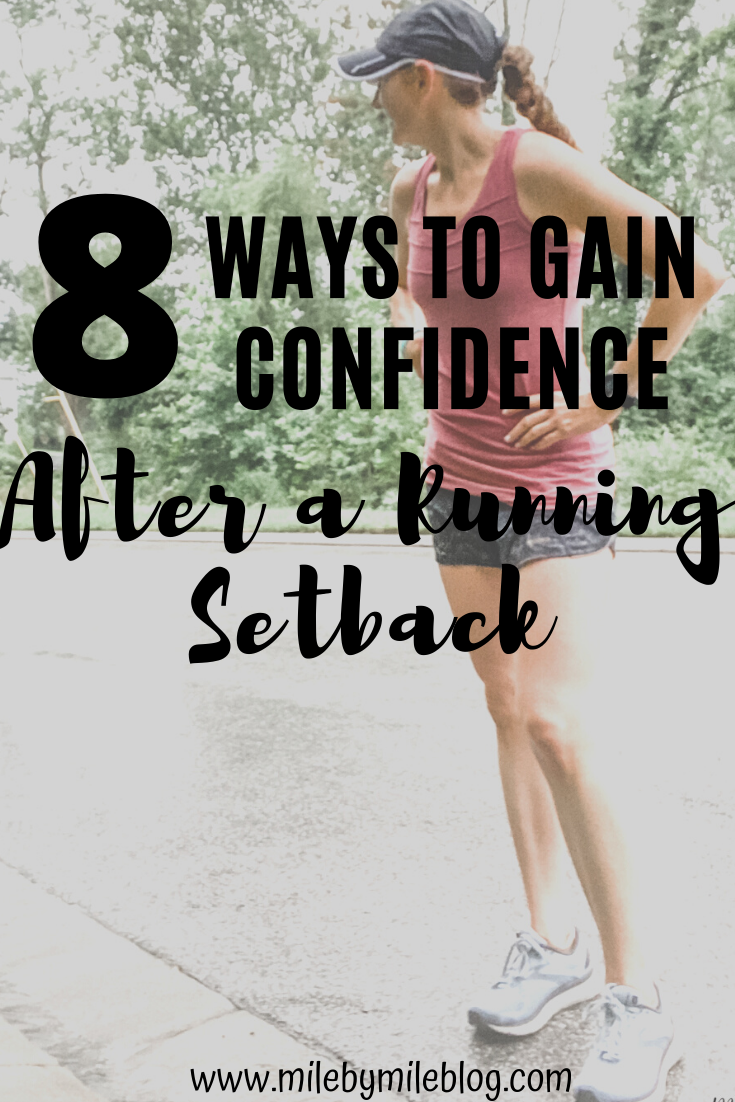 It can be very challenging to gain confidence after a running setback. If you have had an injury, pregnancy, childbirth, or time off for any other reason, returning to running can leave you feeling frustrated if your progress is slow. These 8 ways to gain confidence from Mile by Mile Running will help you prepare for your return to running and work towards gaining the confidence to run hard again. It’s important to remember that progress takes time and setbacks are really a setup for a comeback. By taking things slow, staying positive, and tracking your progress, you will be able to gain confidence to return to running after your running setback.