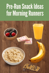 Snack ideas to eat before a morning run
