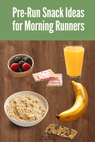 Snack ideas to eat before a morning run
