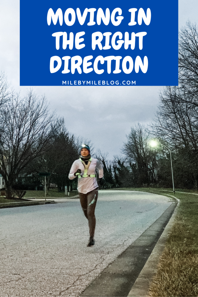 This week felt like things are moving in the right direction.  My workouts went well, including a speed workout, a tempo run, and a long run. Read more about this week in the weekly run down post.
