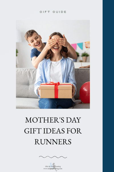 A mom getting a surprise gift from her son