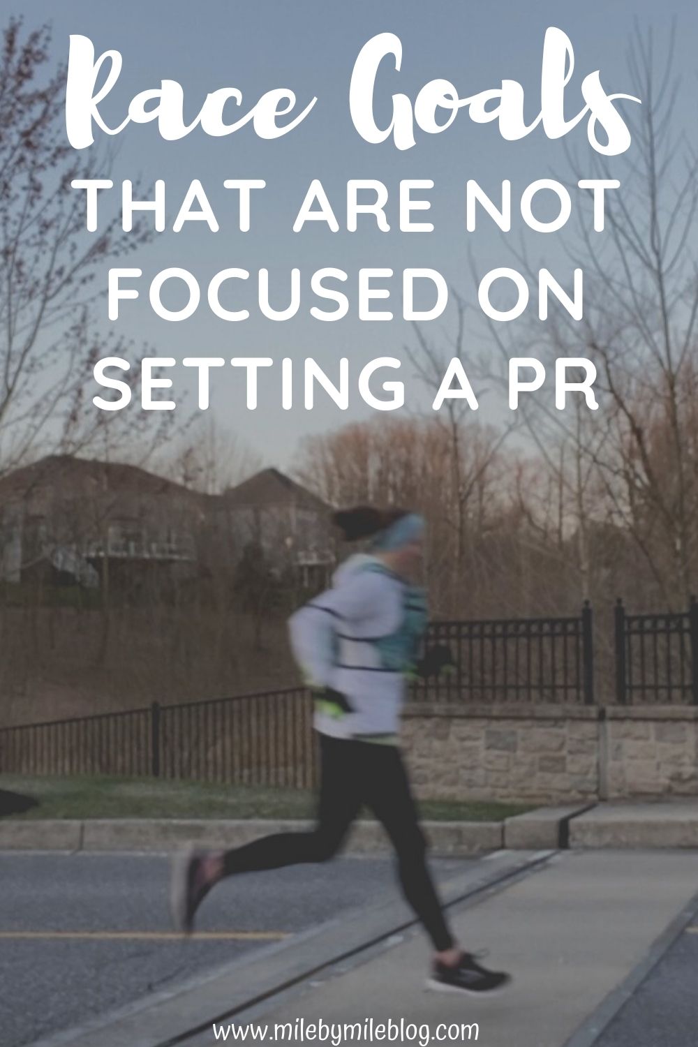 Most runners go into a race hoping to set a PR (or personal record). However, there are many other race goals that you can focus on, especially if you race often or are not in peak racing shape. Focusing on other types of race goals can be great for working on other skills like pacing, fueling, or just enjoying the race environment!