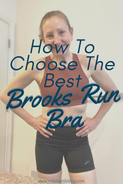 Wearing a good sports bra while running is so important. Brooks Running has come out with their line of run bras that are designed specifically for runners. They have many different styles, designs, and options to meet every runners’ needs. Check out all the different Run Bras that I wear from Brooks and learn about how to pick the best run bra for you.