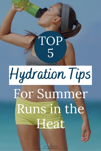 Summer is almost here, which means there is plenty of sun, humidity, and sweat. It can feel like it's impossible to beat the heat. Staying hydrated is one of the most important factors related to running safely and successfully all summer long. Make sure you check out these top 5 hydration tips for hot summer runs in the heat!