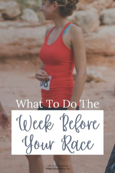 As many of us are now back to in-person racing, we are all trying to remember all the logistics of how to prepare for a race. We talked about the taper period, but what are the last minute "to-dos" that you should focus on during the last week before your race? This is usually when many of us are feeling anxious as the race is getting closer and we aren't running as many miles. Here are some ideas to keep you feeling positive, focused, and productive.