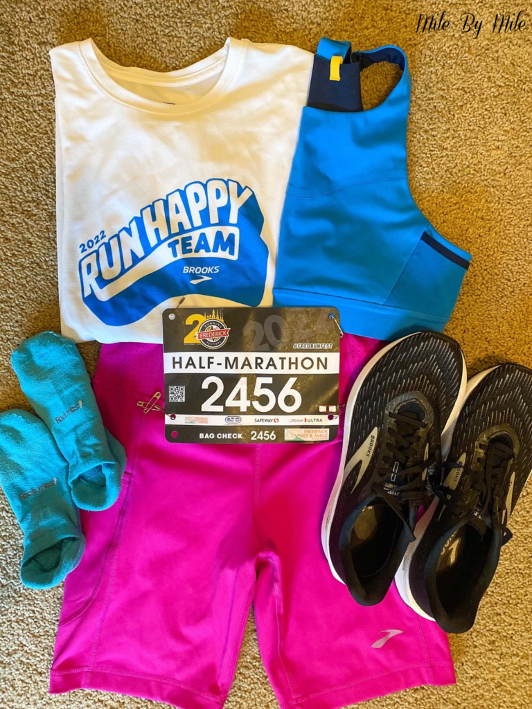 frederick running festival race outfit