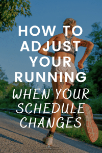 It can be really tough to keep up with your runs when you get really busy or just have a big change in your schedule. Many of us thrive off of routines and consistency, and when change happens it can be hard. It's important to find ways to adjust your running when your schedule changes and not let it completely derail your training.