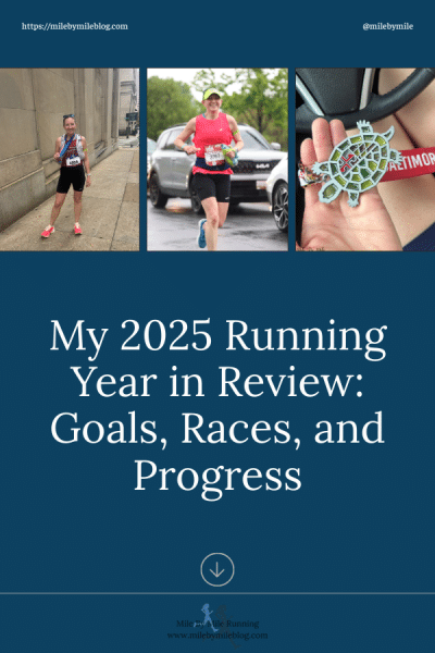 Runner during races and medal moments representing a 2025 running year in review