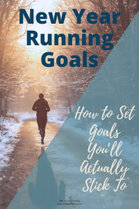 Runner starting to work towards new year running goals