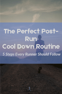 Runner on a path at sunset