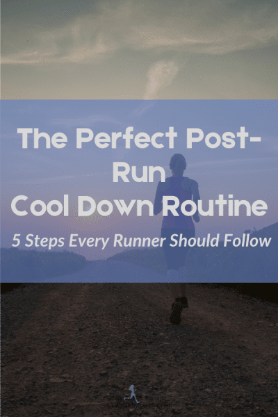 Runner on a path at sunset