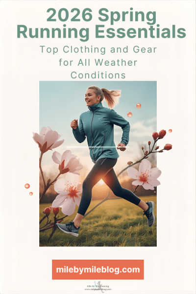 A runner outside in spring gear