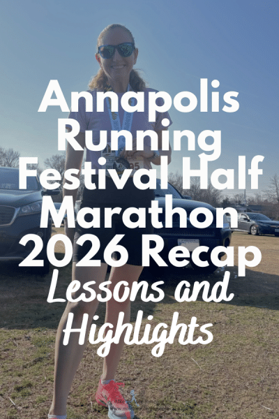 Runner after completing the Annapolis Running Festival