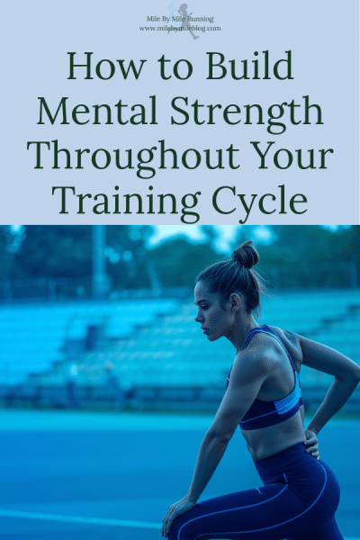 a focused runner building mental strength