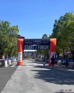start and finish line