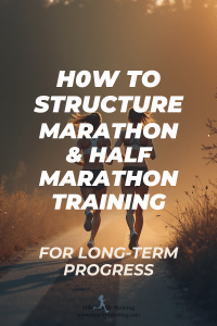 Runners structuring their long distance training