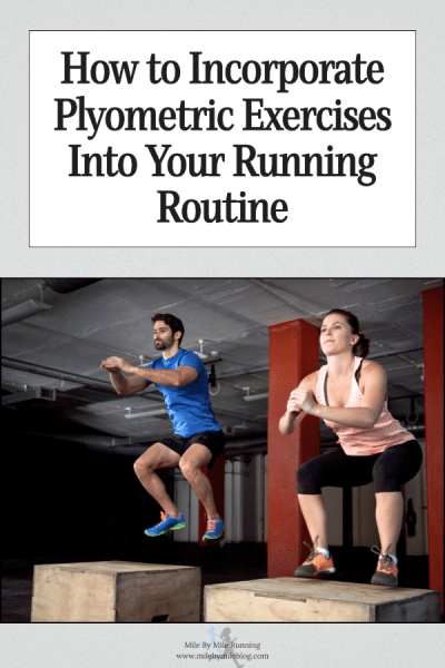 runners doing box jumps for plyometrics training