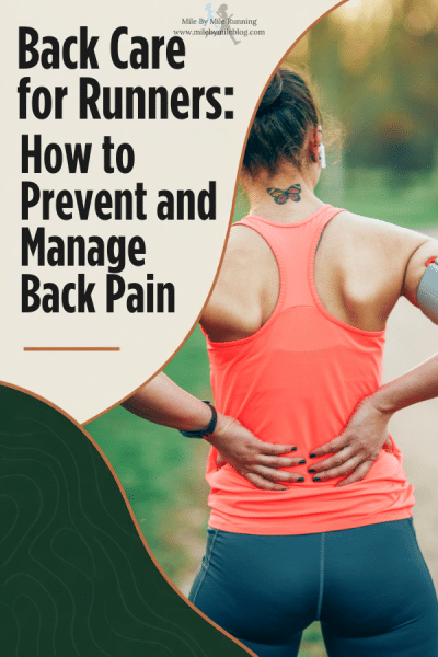 preventing back pain for runners